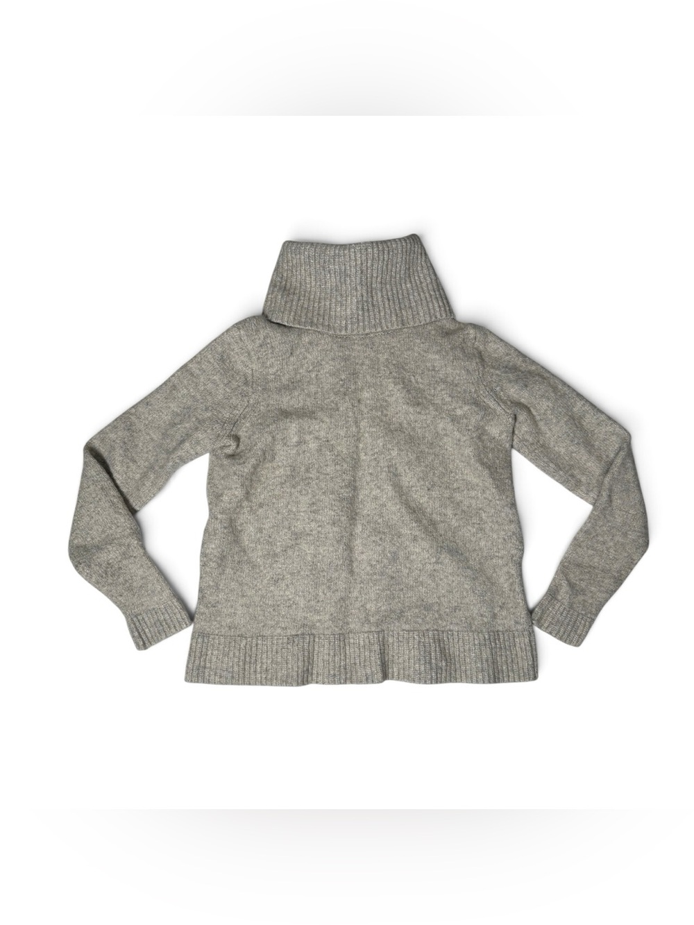 J.Crew Cozy Gray Cowl Neck Wool Blend Sweater- Small